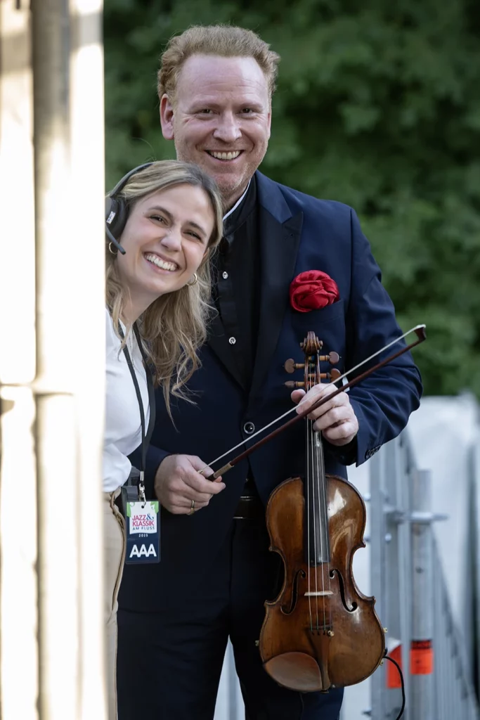 Daniel Hope – Violinist beim Klassik am Fluss Erlangen, Foto: Christina Pöllmann