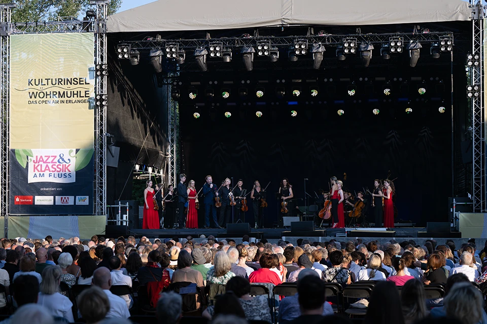 Daniel Hope beim Open-Air Klassikkonzert Erlangen, Foto: Christina Pöllmann
