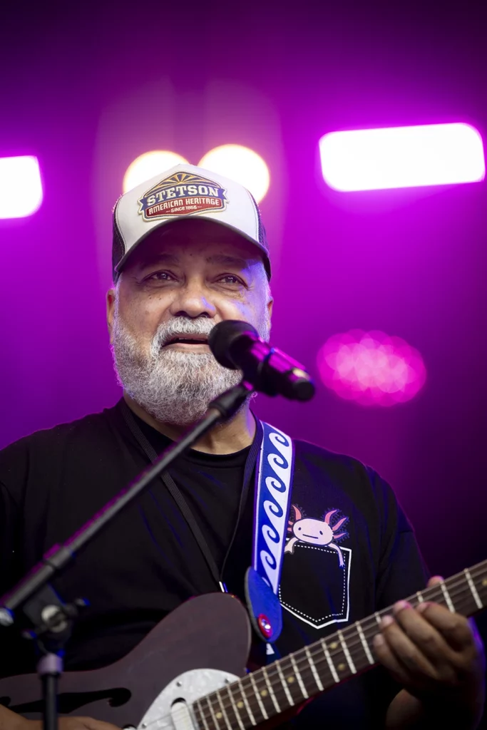 Torsten Goods beim Open-Air-Konzert Jazz am Fluss Erlangen, Foto: Christian Pöllmann